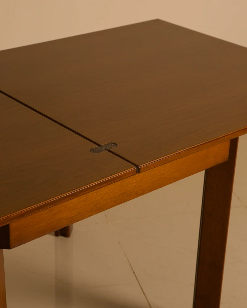 Extendable Solid Walnut Dining Table — Molteni, Italy, c. 1970