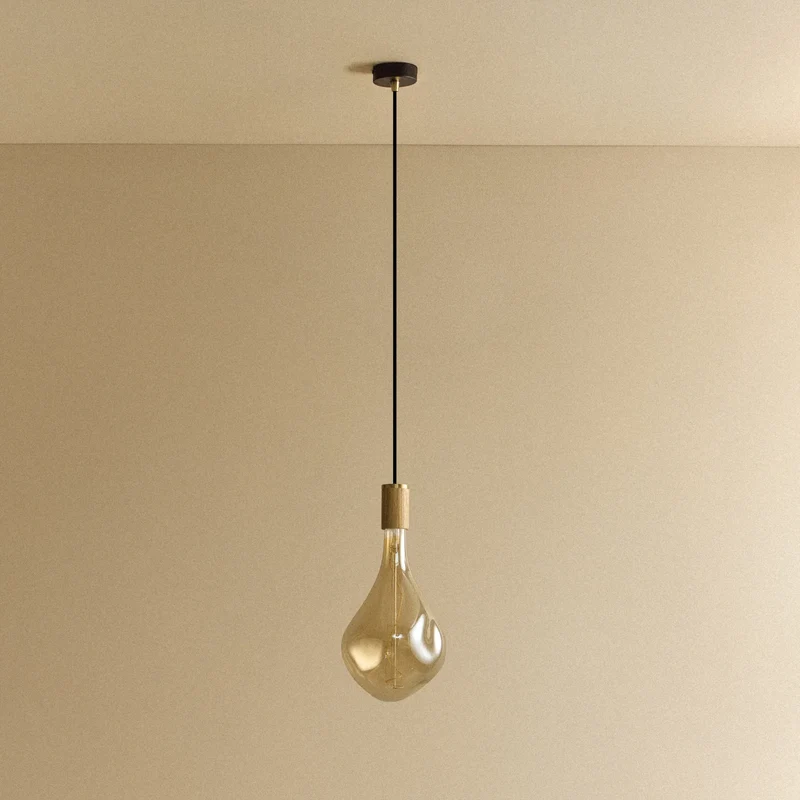 Voronoi III Pendant Light in Oak