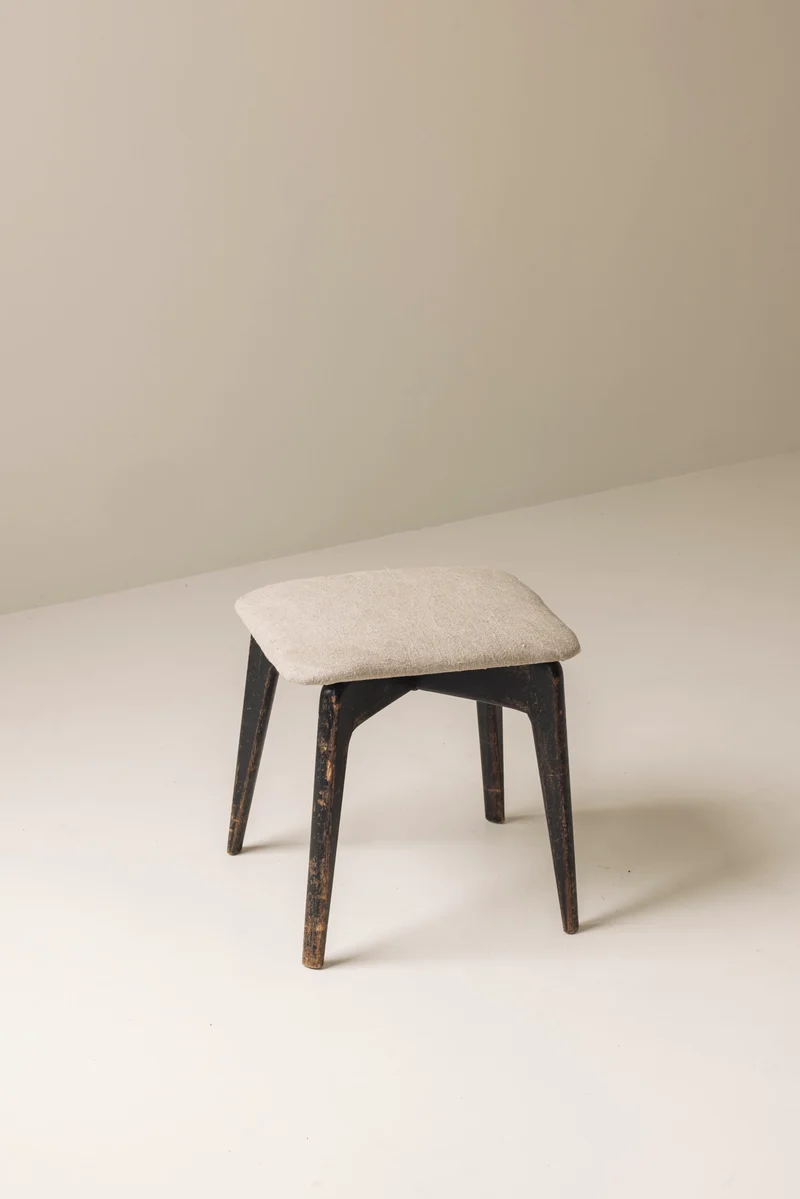 Modernist French stool from the 1950s.