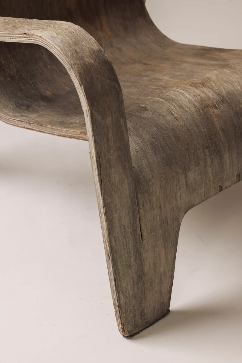 Early modernist LaWo1 armchair by Han Pieck for Lawo Ommen, the Netherlands 1946