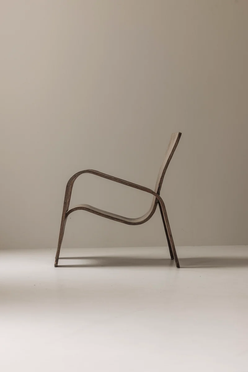 Early modernist LaWo1 armchair by Han Pieck for Lawo Ommen, the Netherlands 1946