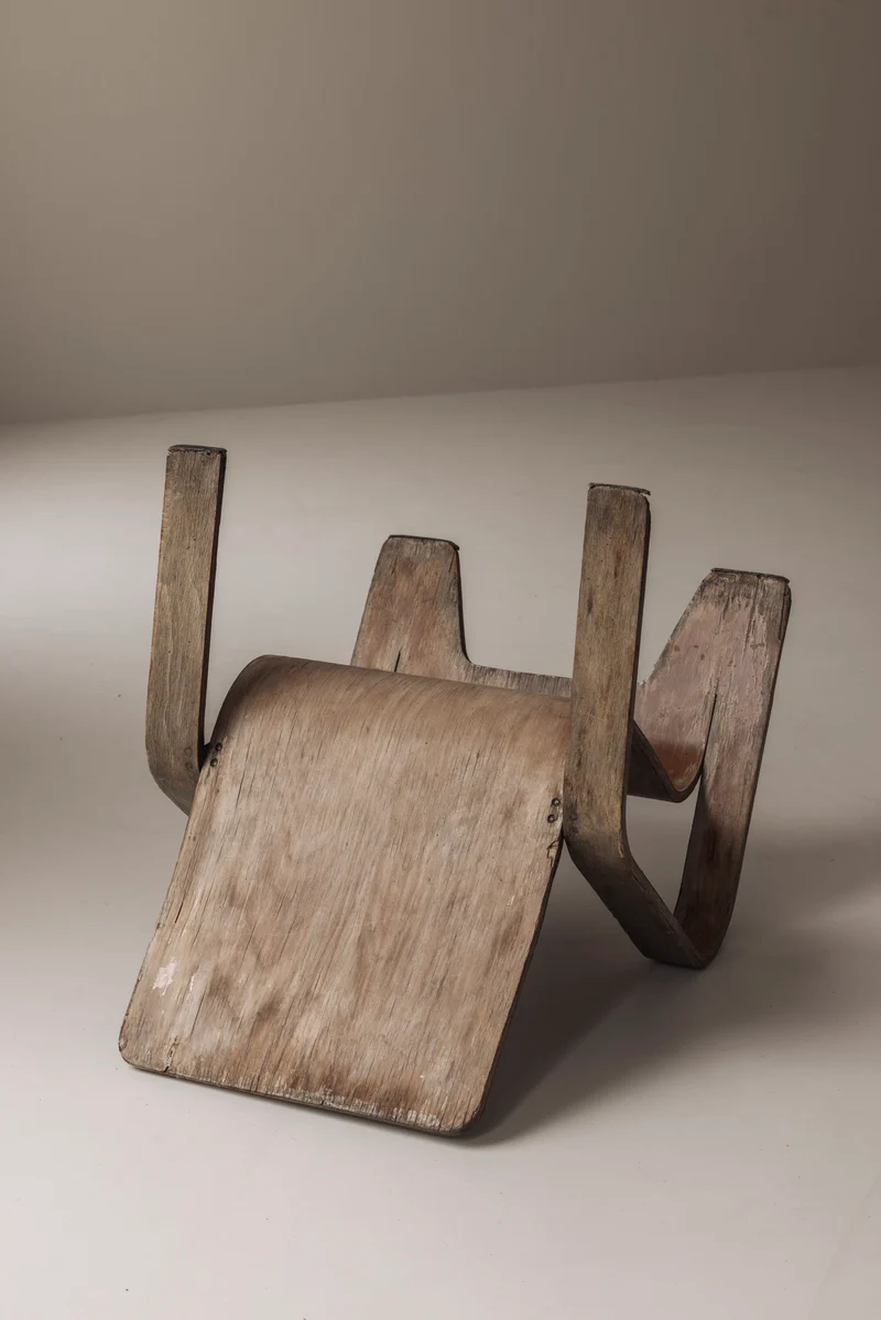 Early modernist LaWo1 armchair by Han Pieck for Lawo Ommen, the Netherlands 1946