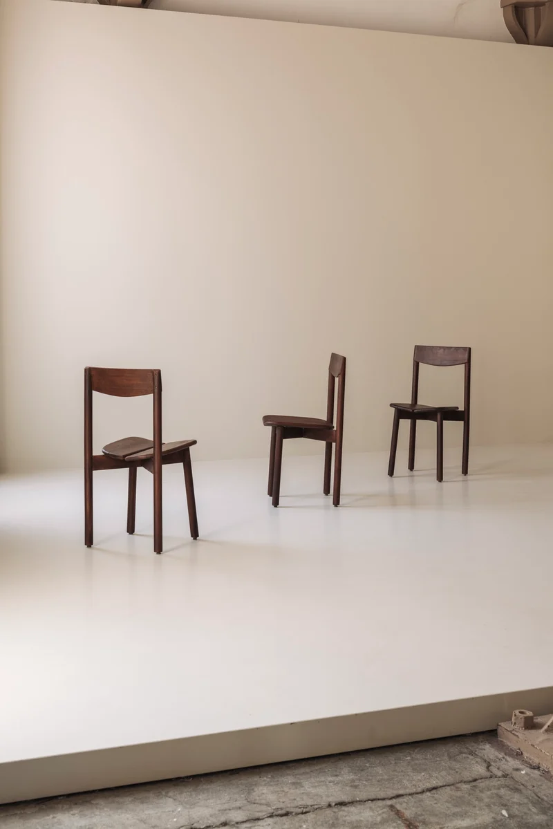 Sculptural Set Dining Chairs by Pierre Gautier-Delaye, France 1960s