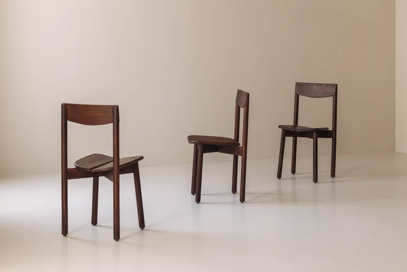 Sculptural Set Dining Chairs by Pierre Gautier-Delaye, France 1960s