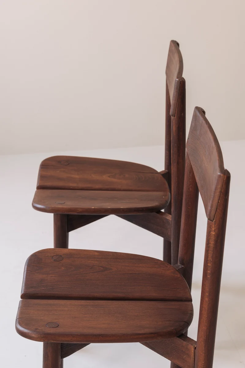 Sculptural Set Dining Chairs by Pierre Gautier-Delaye, France 1960s
