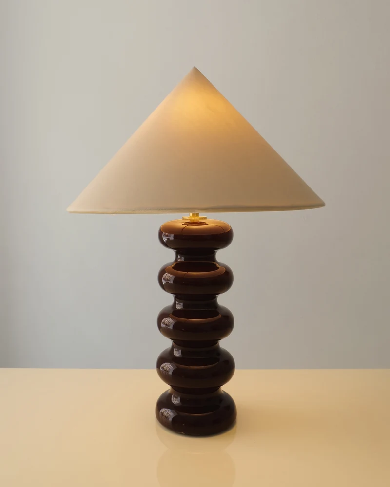 Sculptural Ceramic Table Lamp