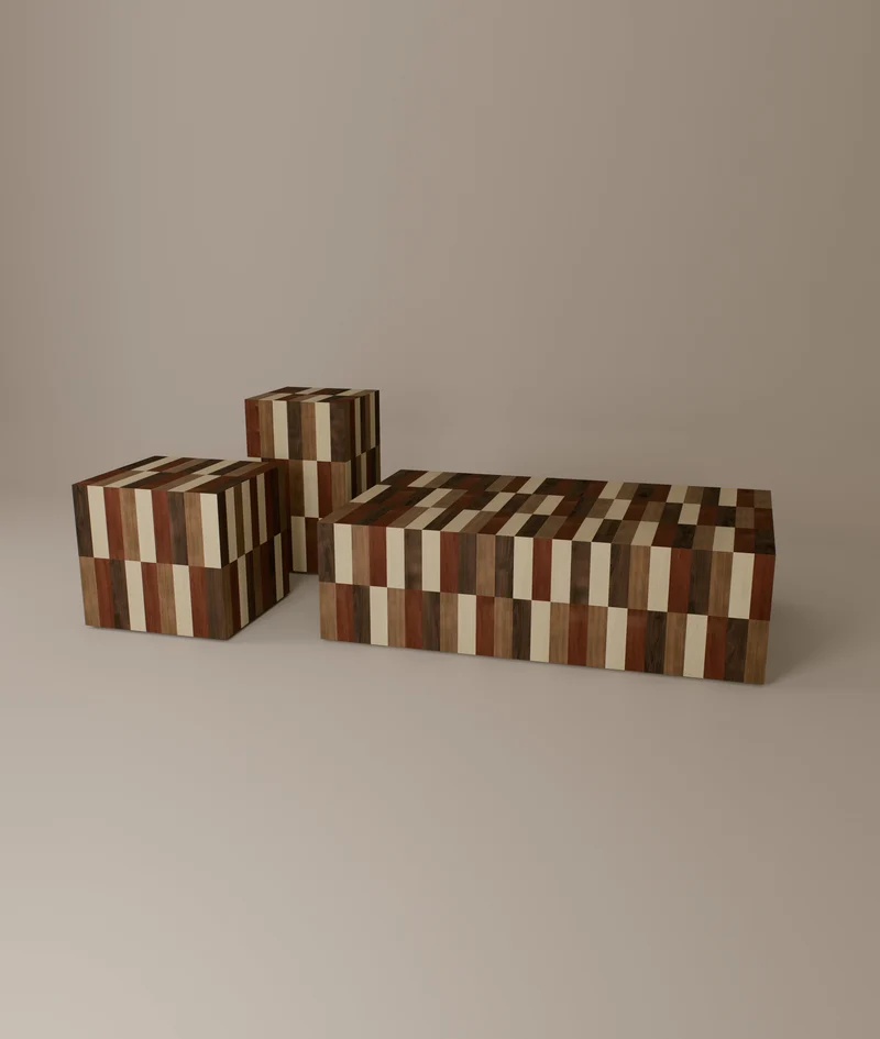 Solid Wood Coffee Table - MORA Series