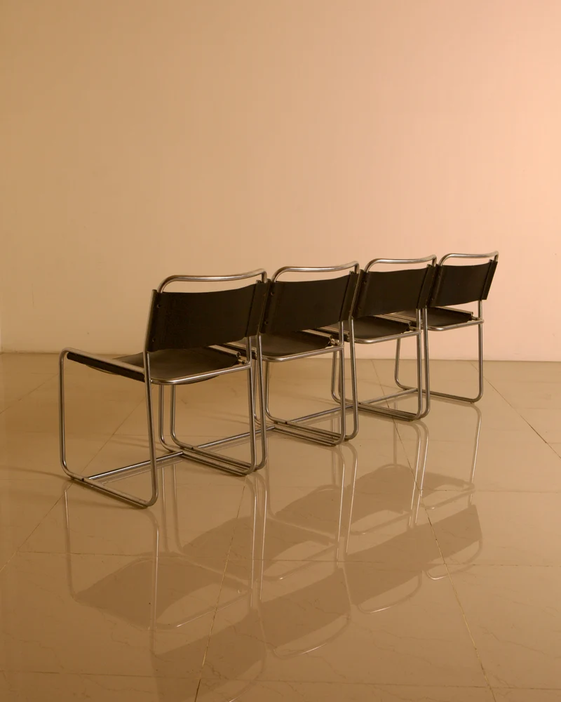Ensemble de 4 chaises "SE18" par Claire Bataille & Paul Ibens pour Spectrum 60's