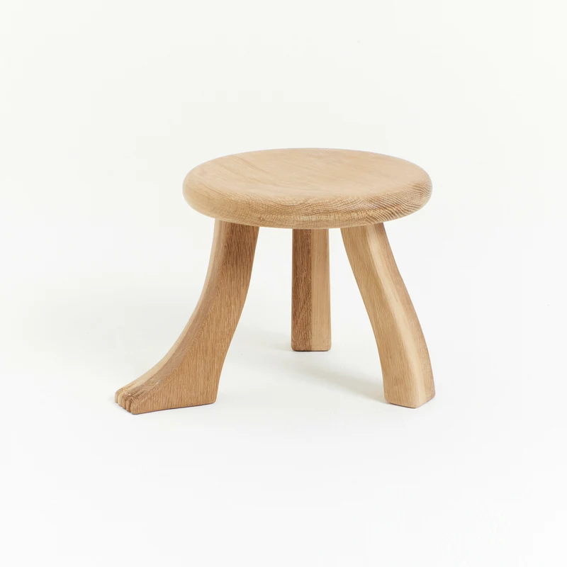 Foot Stool in Black Chestnut