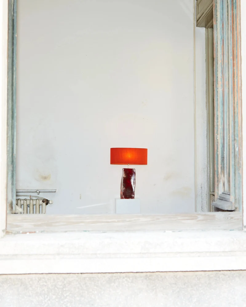 Rectangular Ceramic Table Lamp