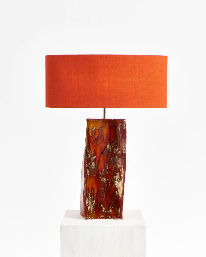 Rectangular Ceramic Table Lamp