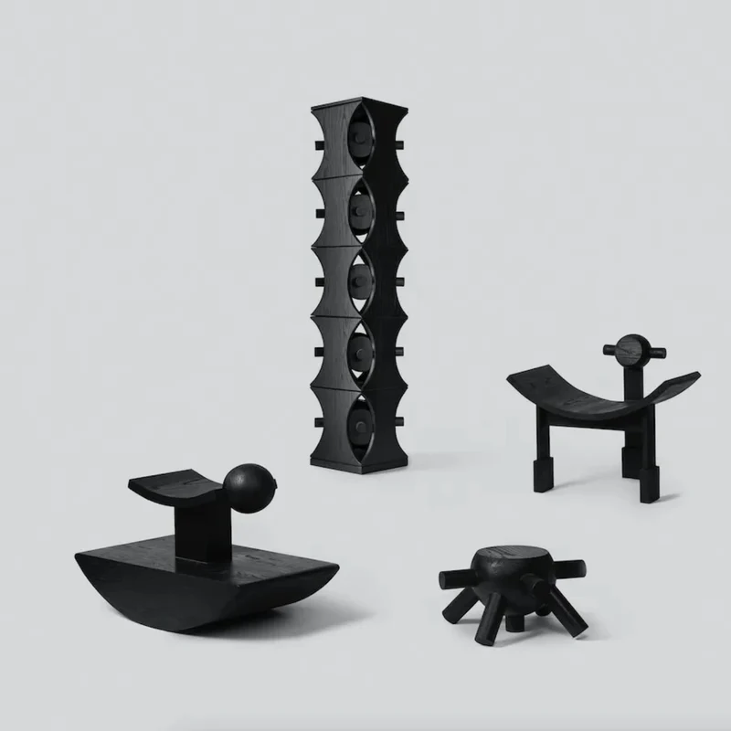 Solid Oak Totem Cabinet - KABIKI Limited Edition