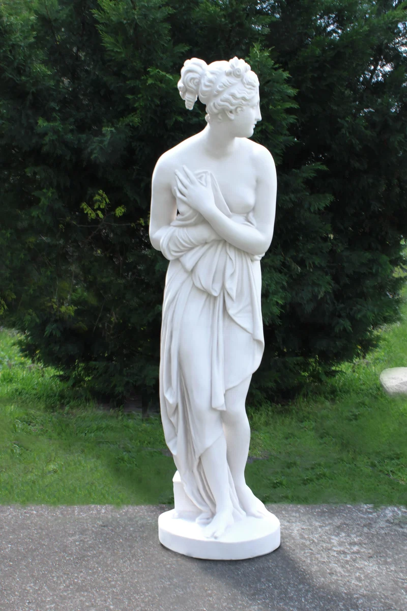 Statue Vénus Italica (Antonio Canova) - grande sculpture en marbre blanc
