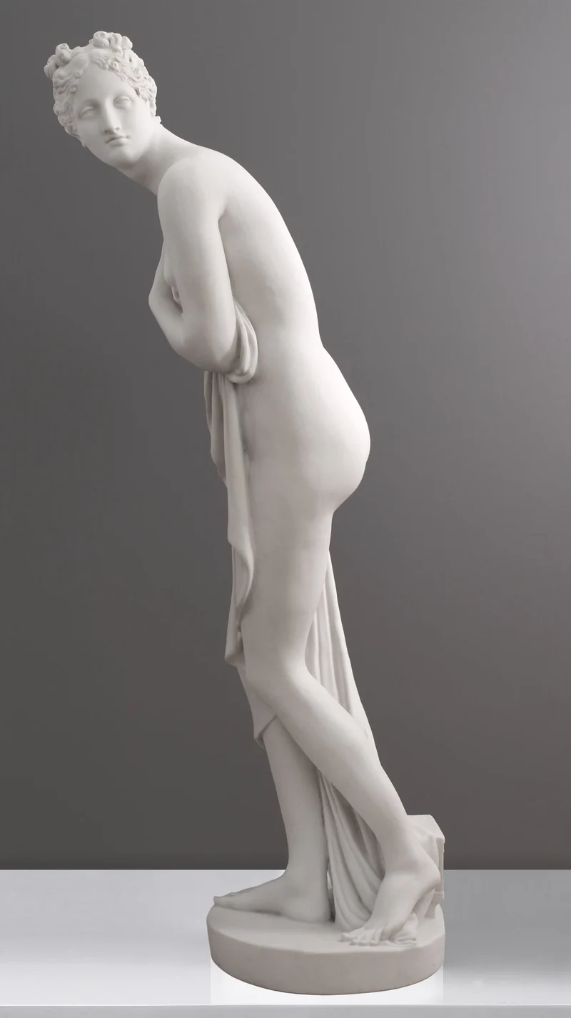 Statue Vénus Italica (Antonio Canova) - grande sculpture en marbre blanc
