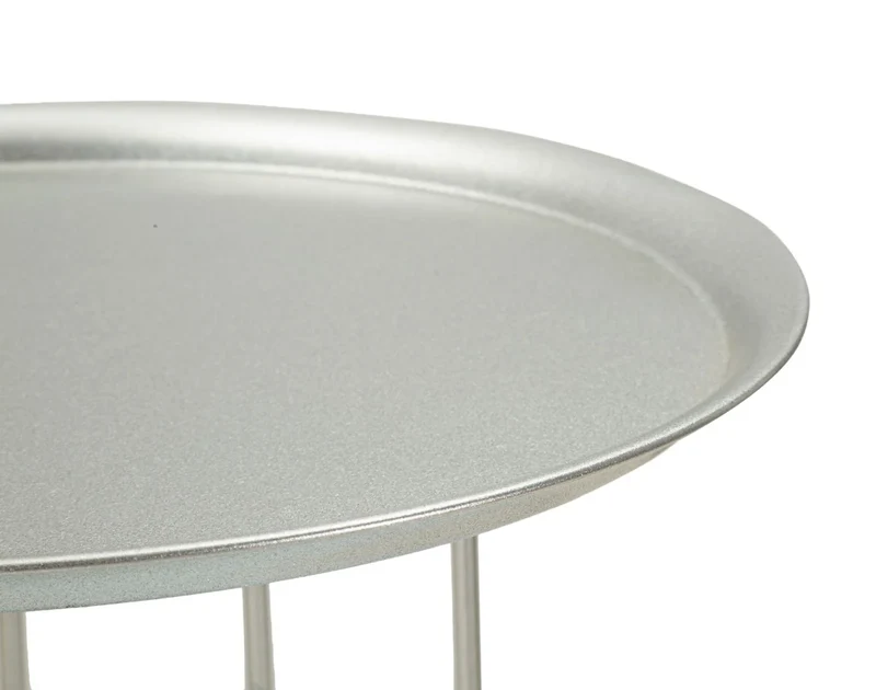 Table d'appoint ronde avec structure ouverte – Towery Modern Accent