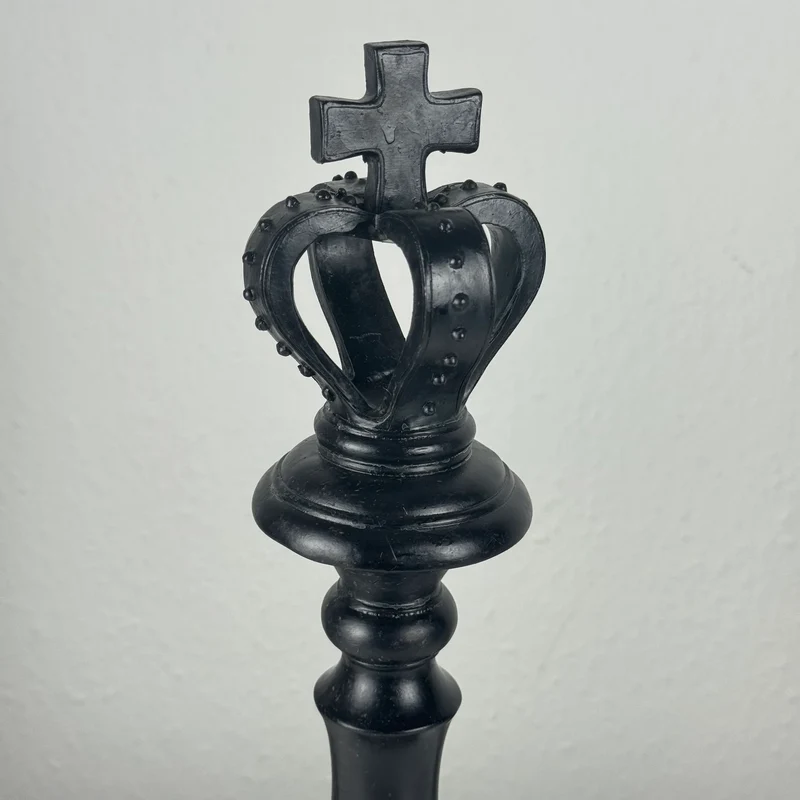 Statues d'Échecs (Pièces d'Échecs en Résine - Ensemble de 3)