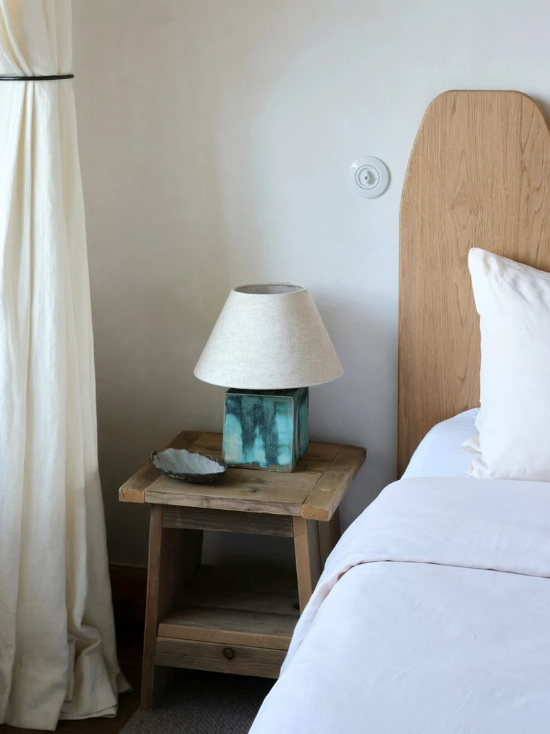 Arouca - handmade blue ceramic table light