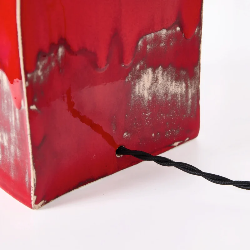 Arouca Ceramic Table Light Red