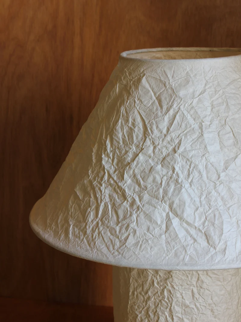 'Lugh' Steel Table Lamp - Ivory