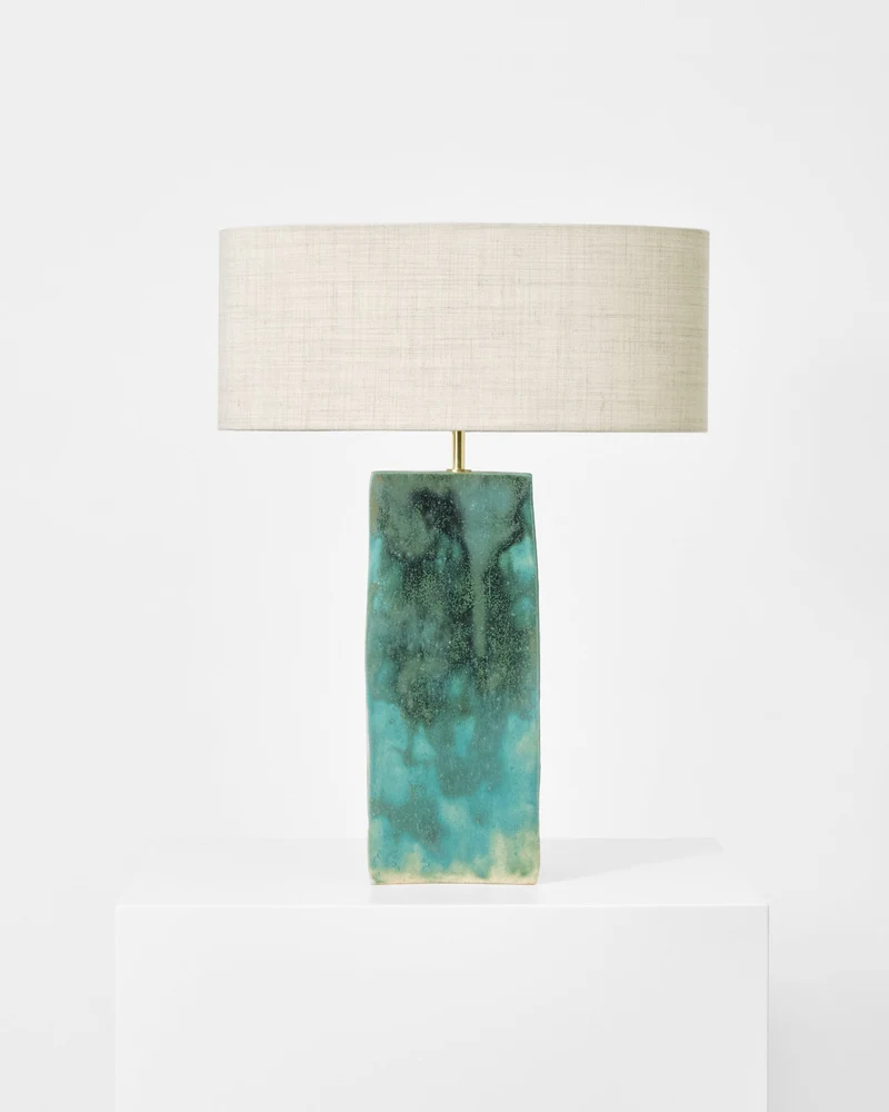 Rectangular Ceramic Table Lamp