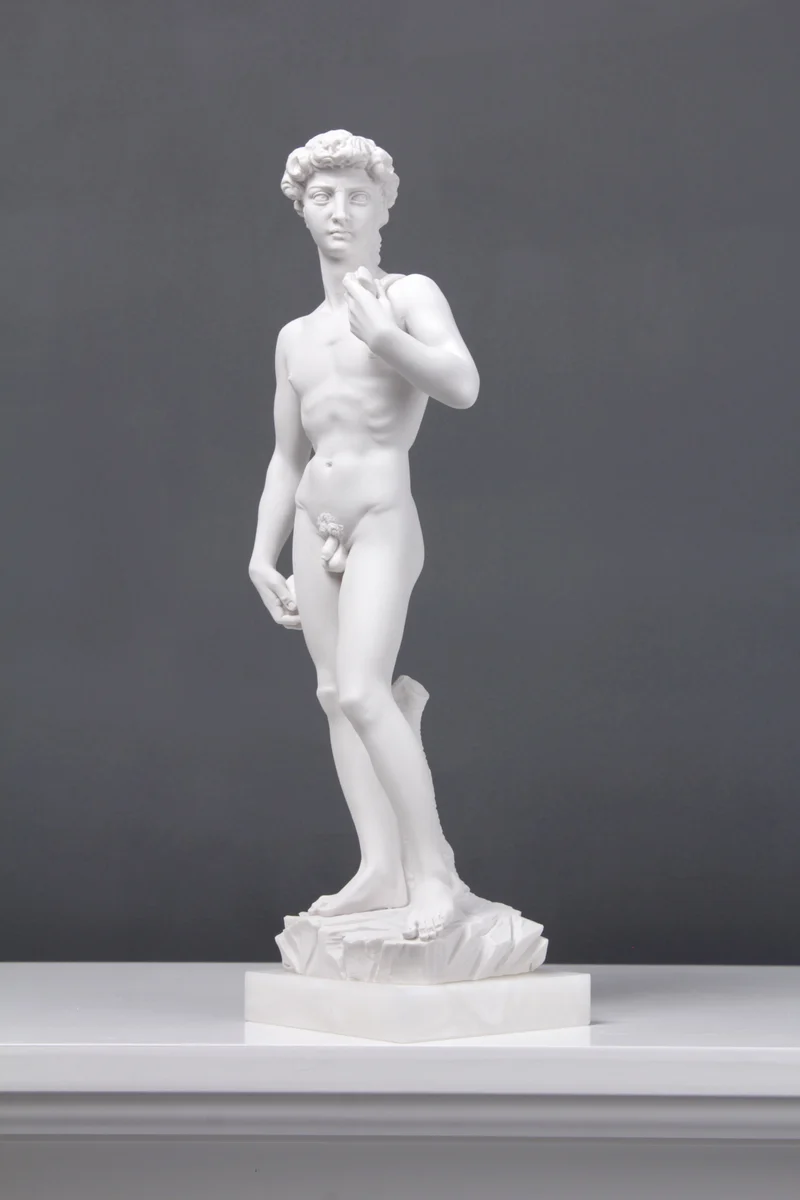 Statuette David - sculpture en marbre