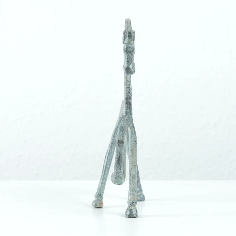 Statuette de cheval grec (petite taille, bronze vert)