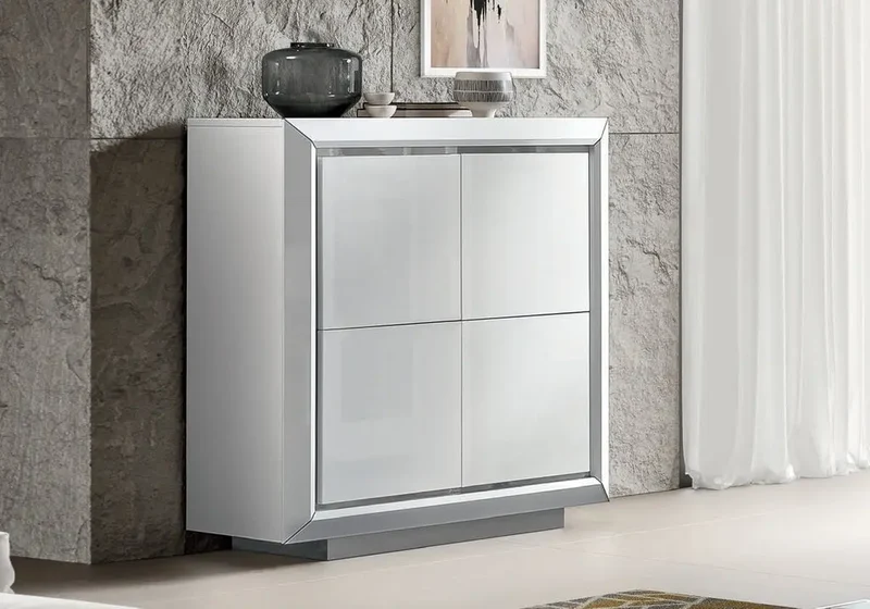 Ensemble meuble TV blanc PURA
