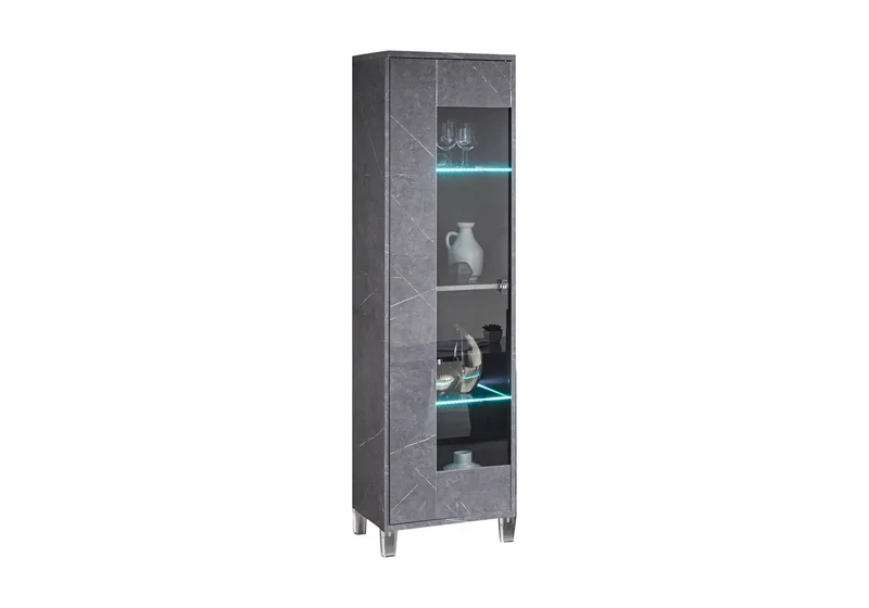 Mur TV design marbre gris – VITTORIA