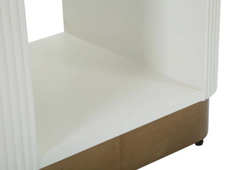 Table de chevet blanche avec tiroir – Table de chevet Tolosa