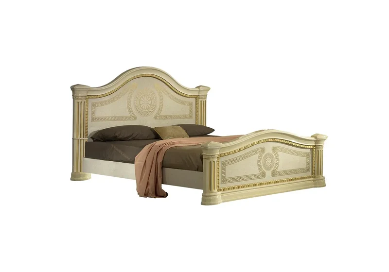 Chambre complète laquée beige or ROBBY