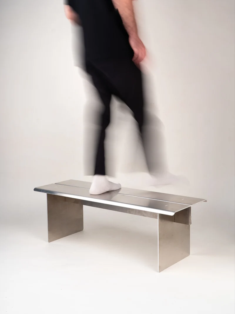 "Pleg Bench" Aluminium