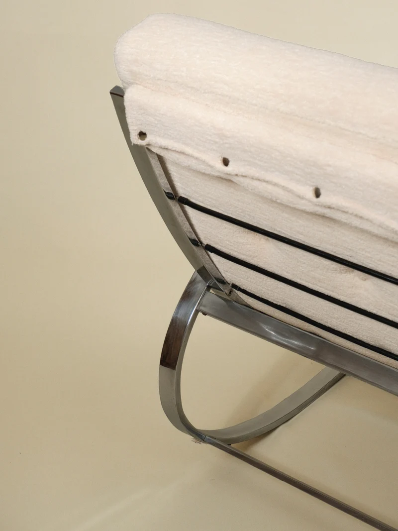 Renato Zevi "Ellipse" Vintage Rocking Chair