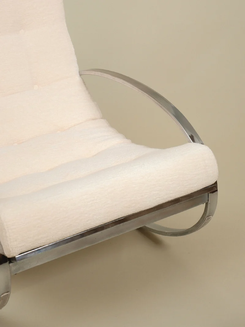 Renato Zevi "Ellipse" Vintage Rocking Chair