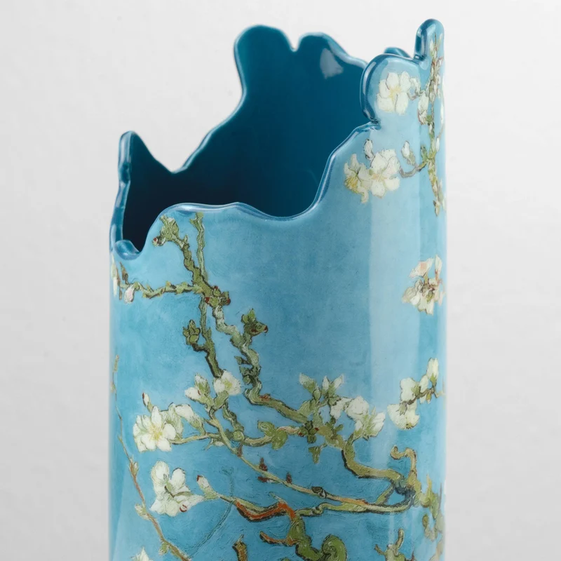 Vase en Céramique "L'Amandier en Fleurs de Van Gogh"
