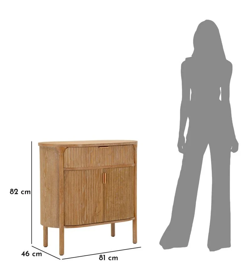 Armoire en bois avec portes – Meuble de rangement Gothenburg