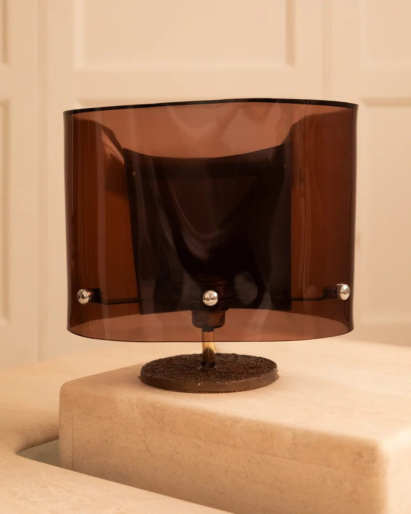 Vintage Monsignor Bronze Table Lamp by Claude Bleynie, 1970s