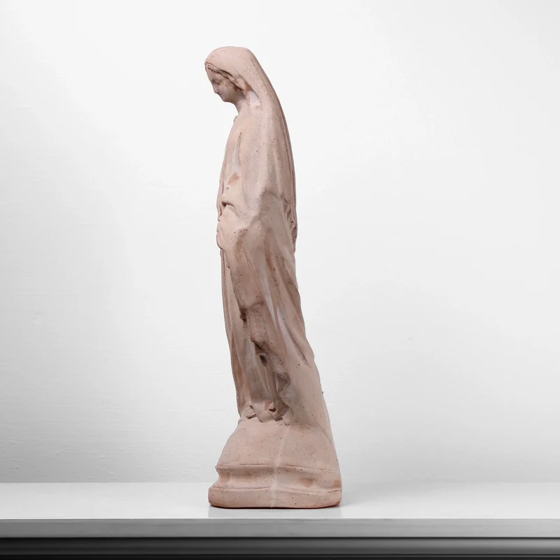 Vierge Marie Statue Jardin Terracotta