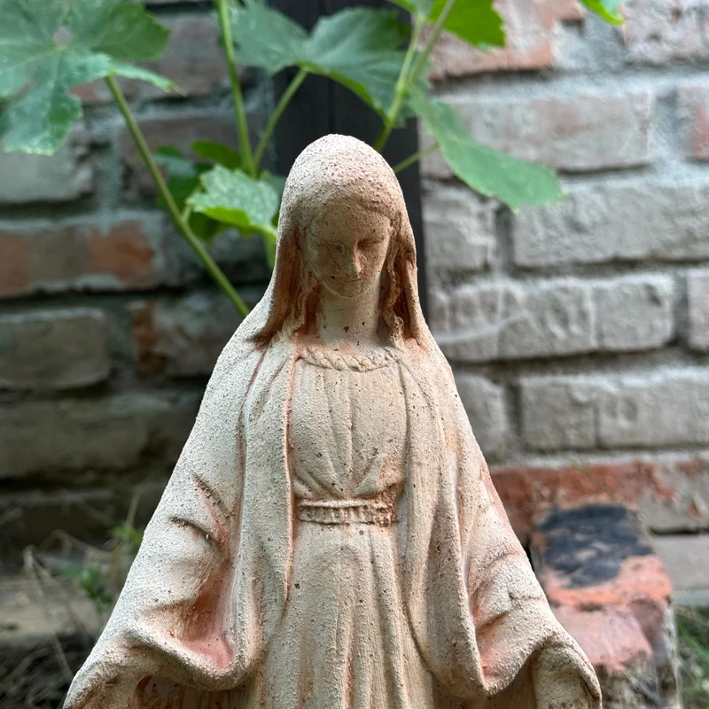 Vierge Marie Statue Jardin Terracotta (Petite)