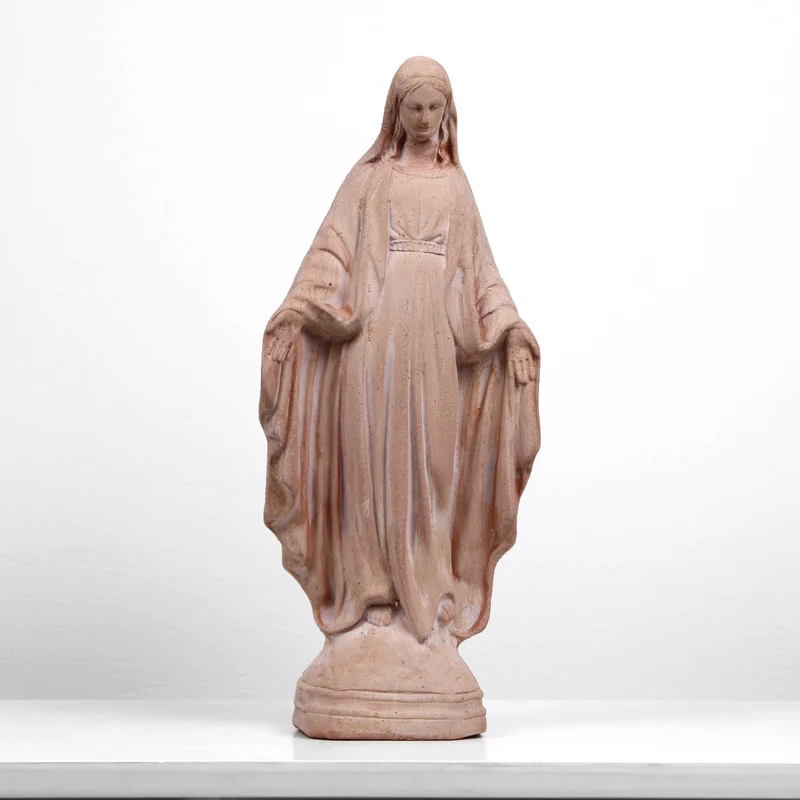 Vierge Marie Statue Jardin Terracotta (Petite)