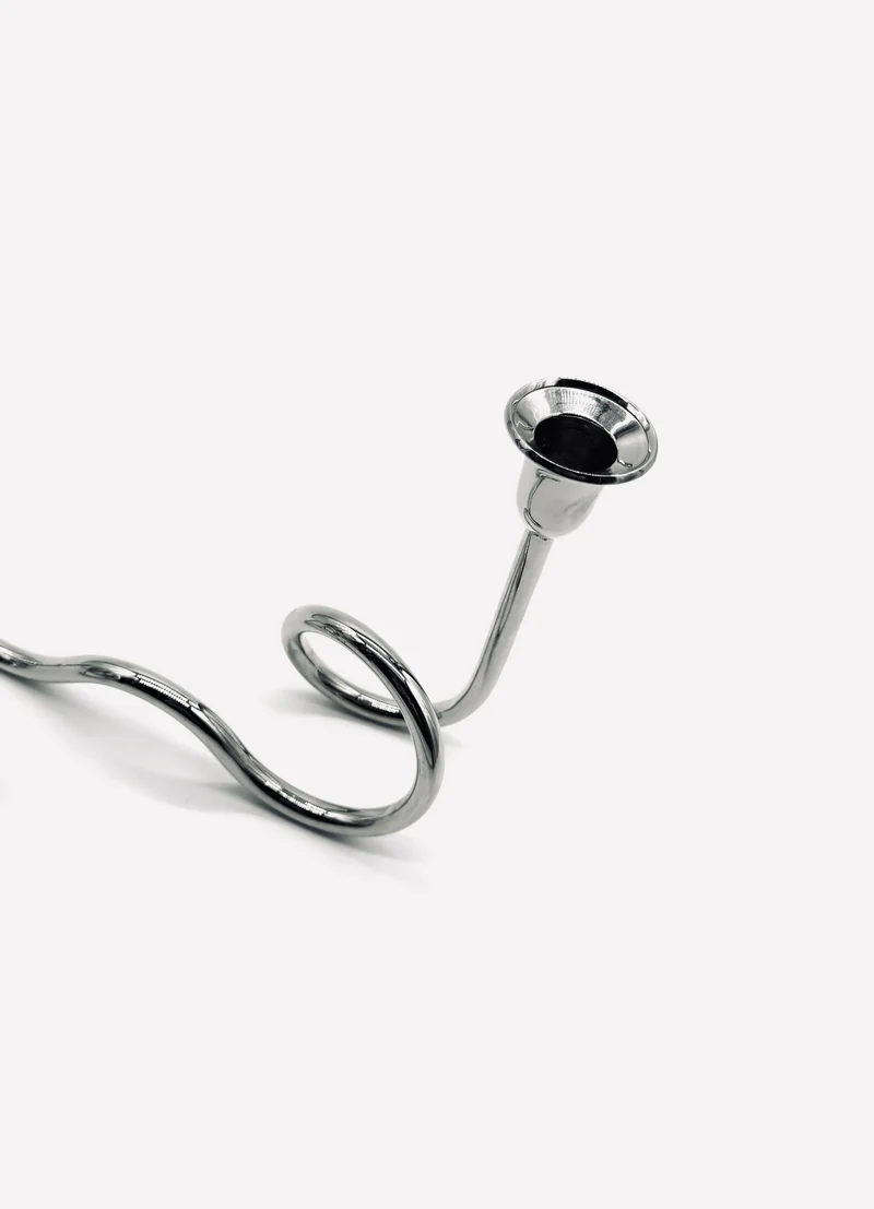 Italian Candleholder in Stainless Steel