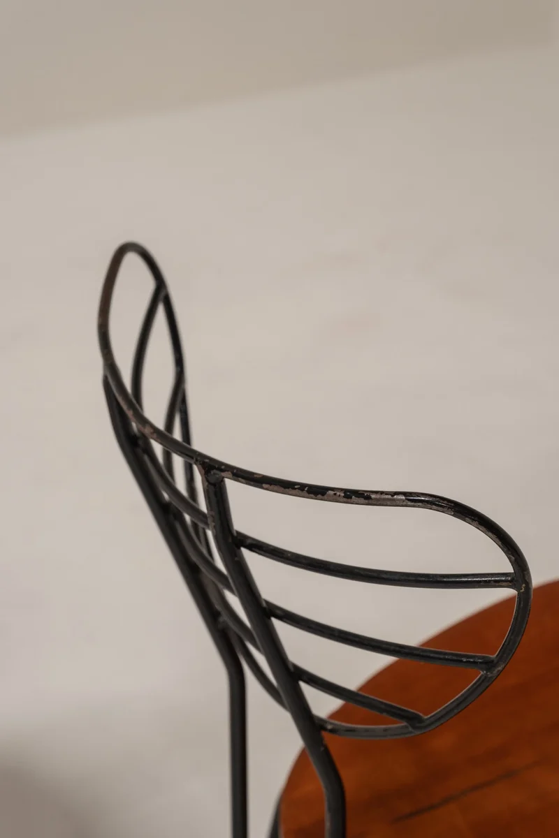 Set of 6 ‘Radar’ Dining Chairs Attributed to Willy Van Der Meeren for Imexcotra, Belgium