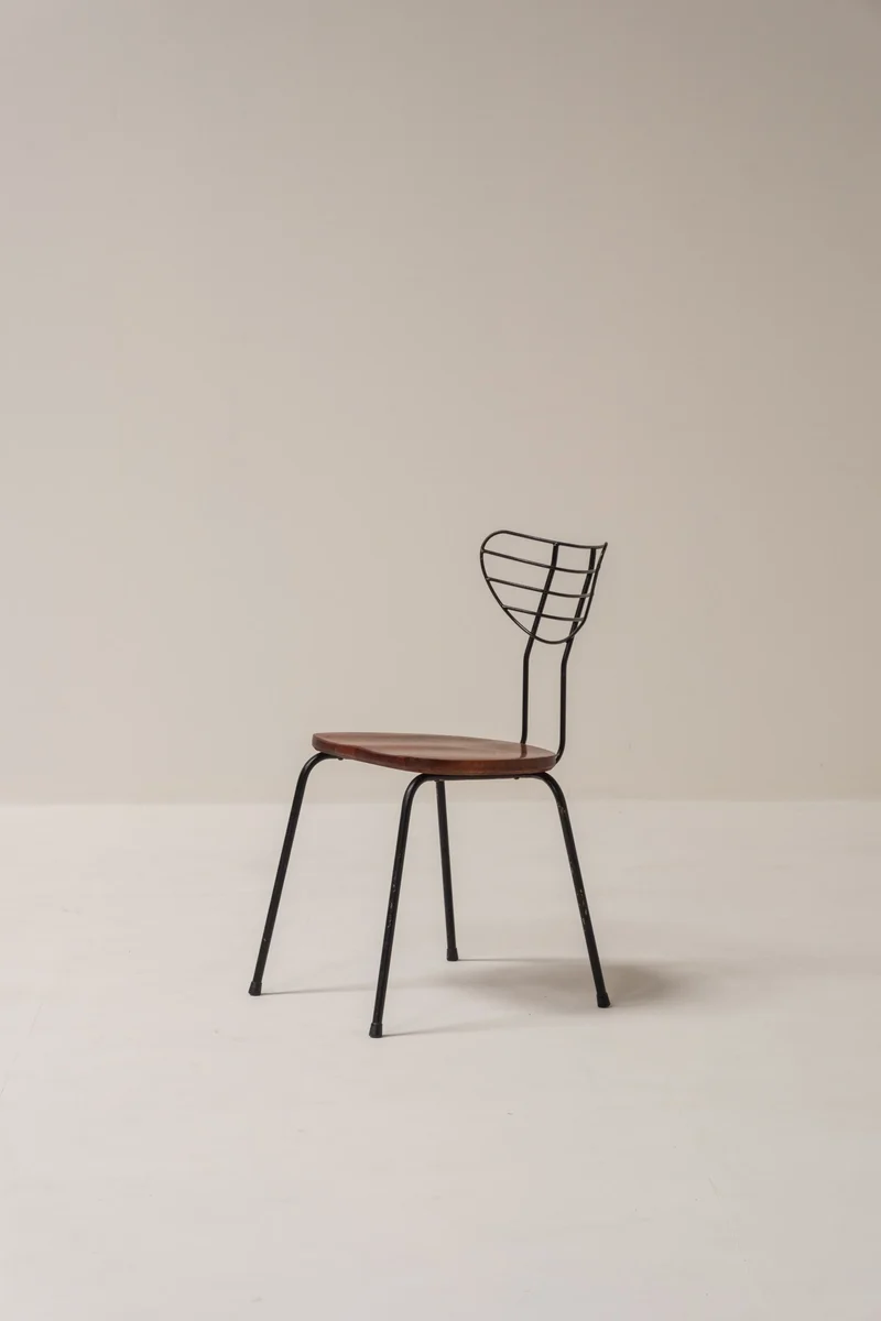 Set of 6 ‘Radar’ Dining Chairs Attributed to Willy Van Der Meeren for Imexcotra, Belgium