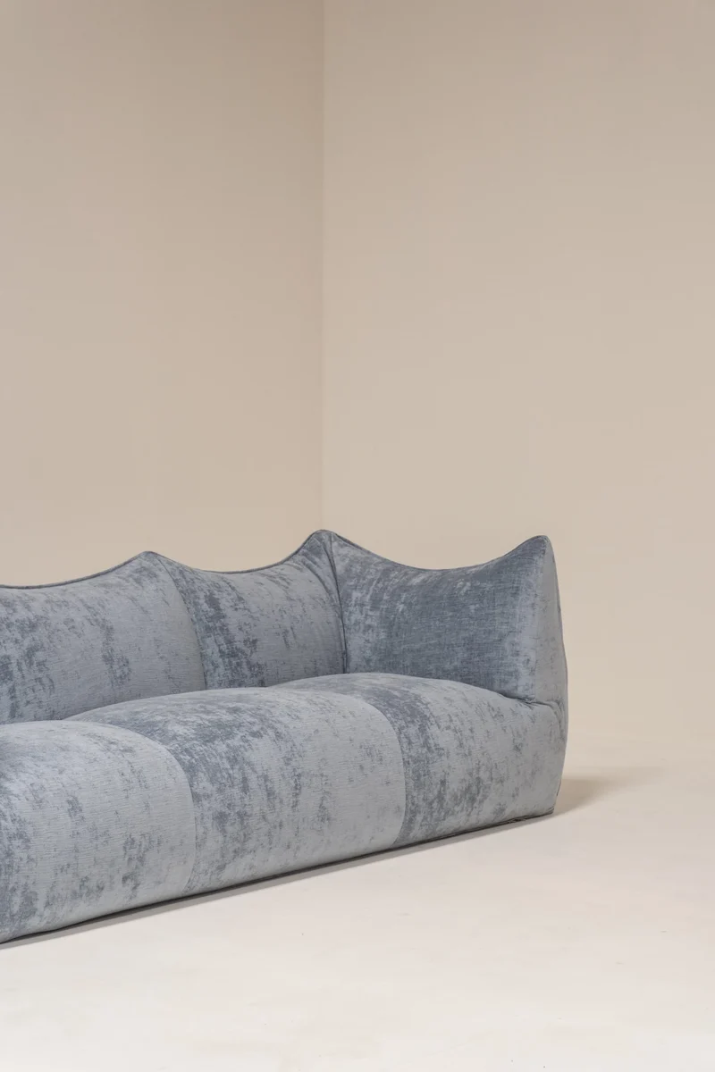 “Le Bambole” Sofa by Mario Bellini for B&B Italia, Velvet Upholstery, Italy, 1970s