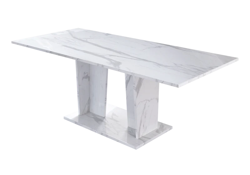 Salle à manger design marbre blanc – VITTORIA