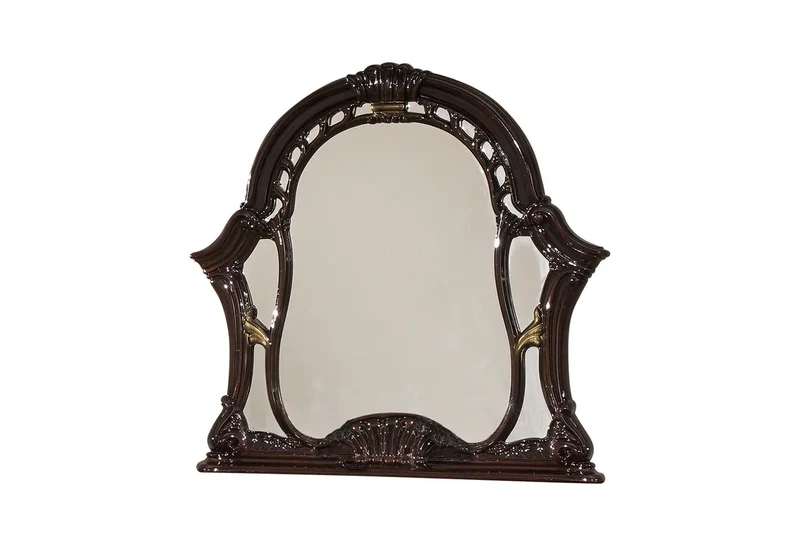 Chambre complète laquée acajou LOIS