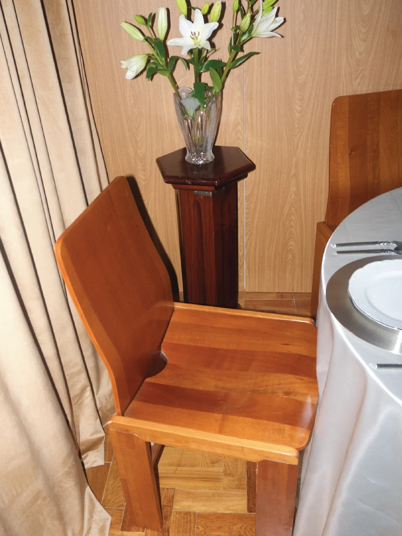 Enzo Berti Set of 6 Wood Chairs
