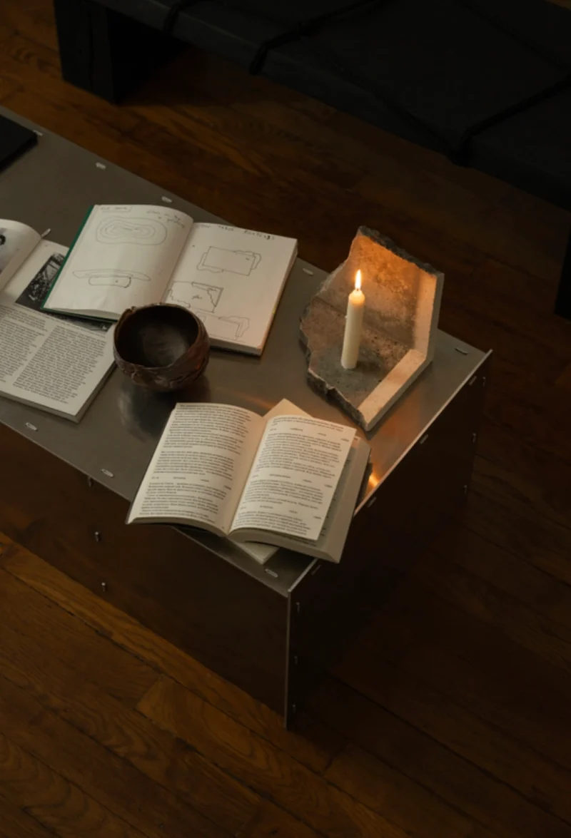 L-shaped CANDLE HOLDER DUO ( 11 ) ( 12 )
