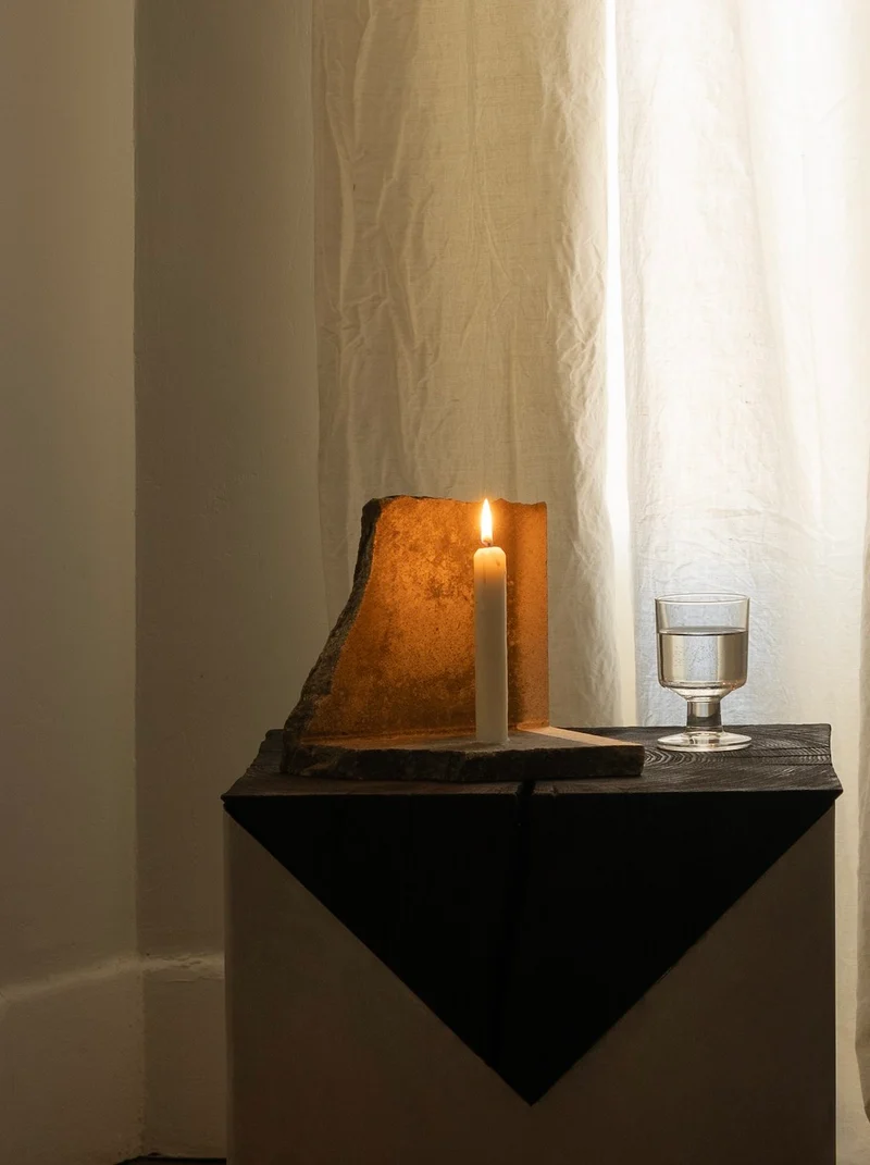 L-shaped CANDLE HOLDER DUO ( 11 ) ( 12 )