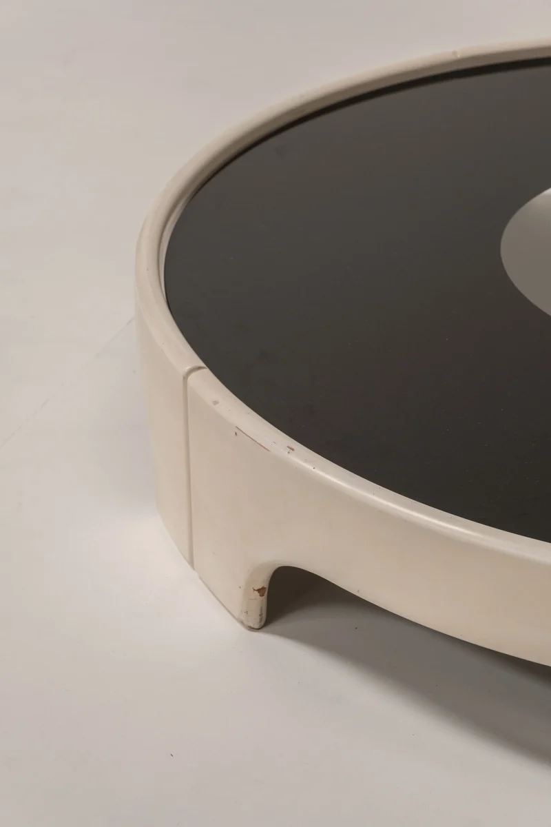 Tito Agnoli Circular Coffee Table, Italy 70s