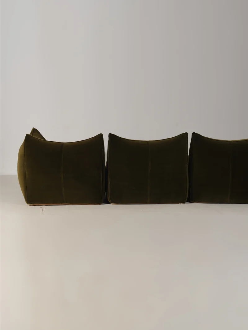 Rare Le Bambole Sectional Sofa by Mario Bellini, Italy 1971